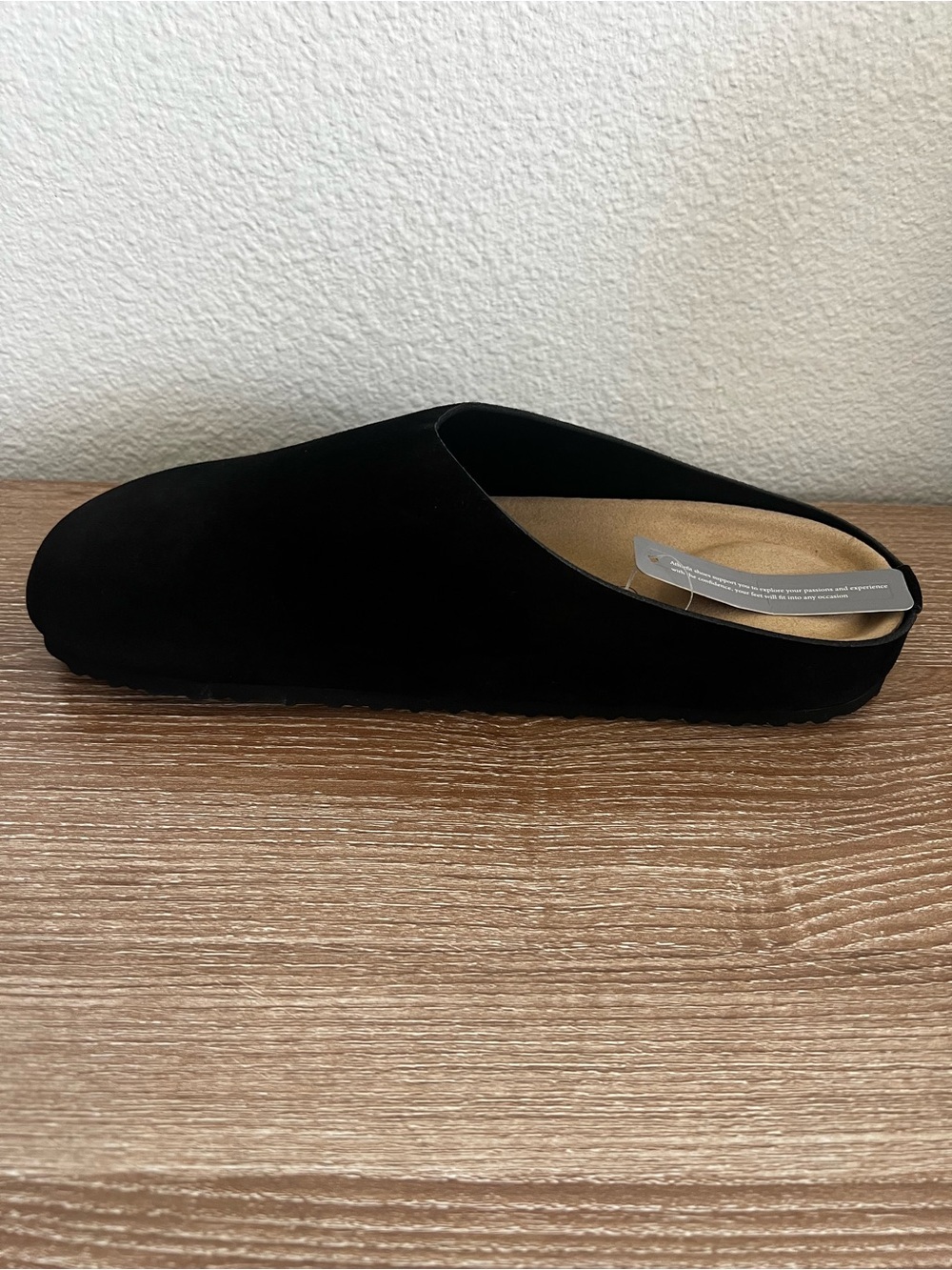 Women's Black Slip-On Comfort Slippers - Picture 4 of 7